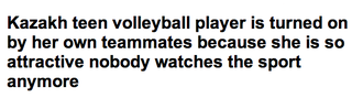 Illustration for article titled Meet the Woman Too Hot For Volleyball
